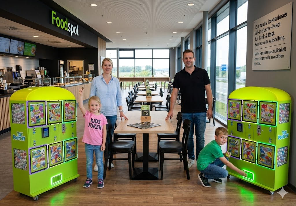 Kinder am Automaten